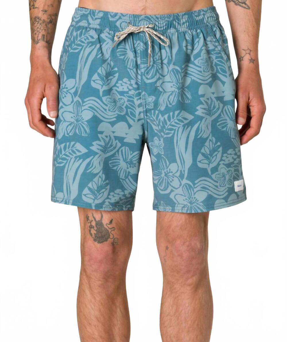 NEW KATIN carver volley swim shorts in overcast